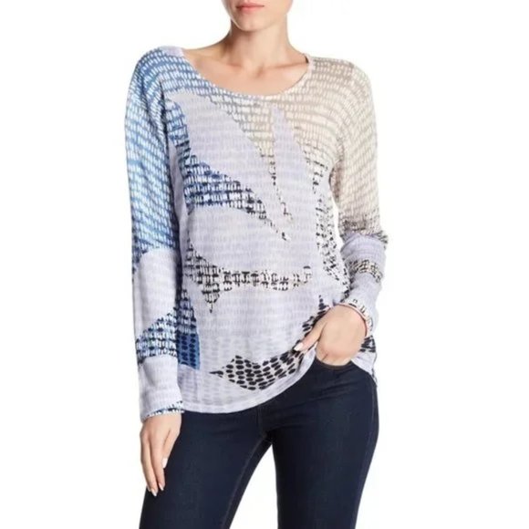 NIC+ZOE Flower Print Sweater - Picture 1 of 7